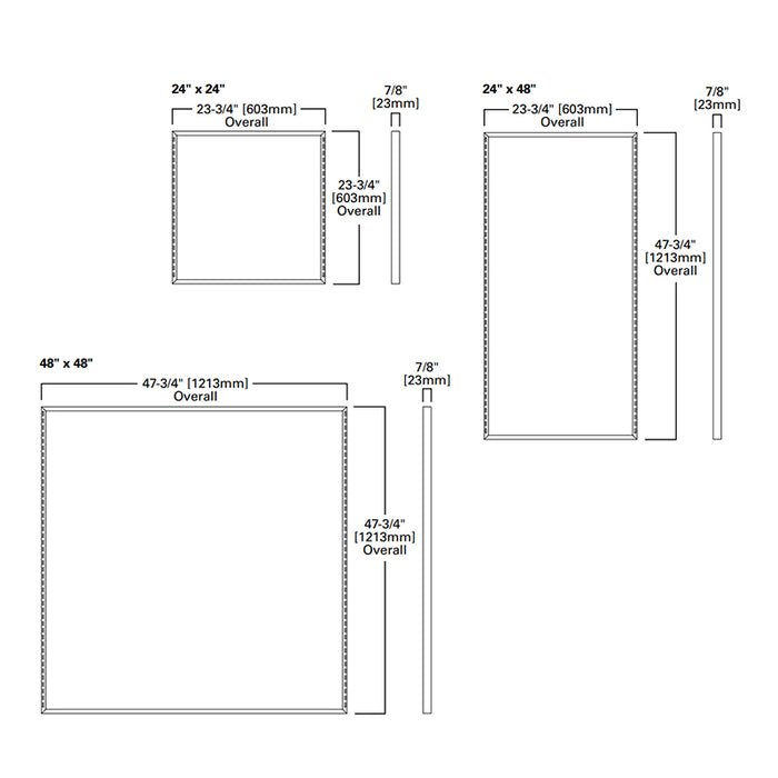 Fail-Safe CV-LEL-G Visual Therapy, Recessed Mount