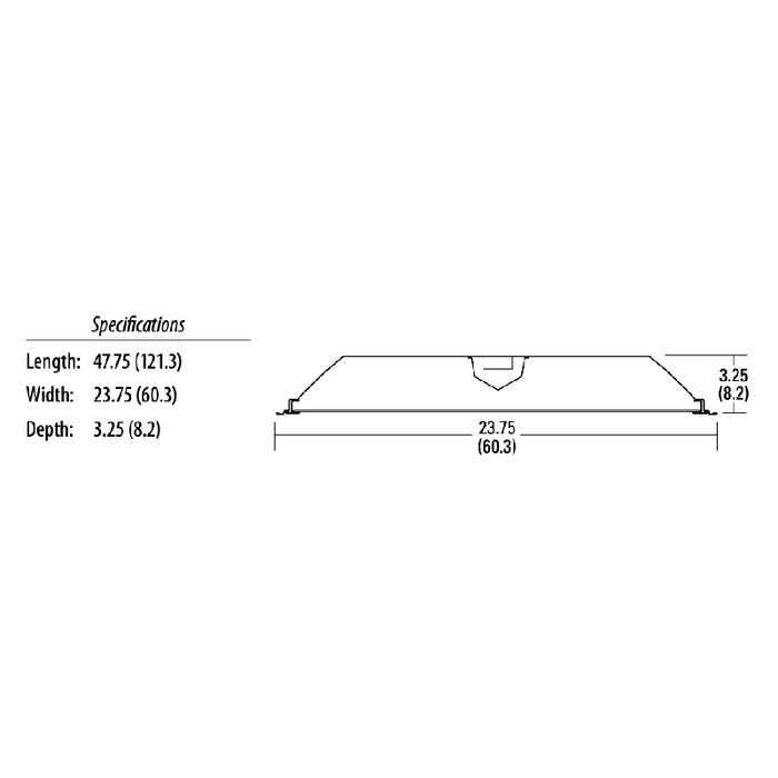 Lithonia Contractor Select GTL 2x4 29W LED Lensed Troffer - 120V