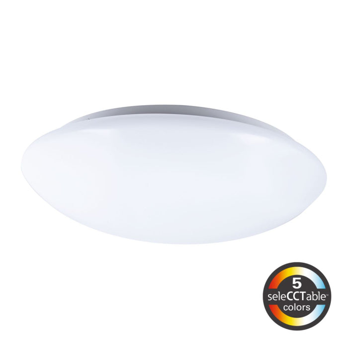 Halo FM15 15" Low Profile Round LED Flush Mount, CCT Selectable