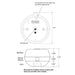 Wattstopper HB300C-B High Bay Occupancy Sensor w/ Back Box for Cold Environments, 24V