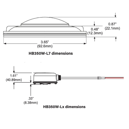 Wattstopper HB350W-L7 High Bay Occupancy Sensor w/ Back Box & L7 Lens for Wet Locations, 120/277V