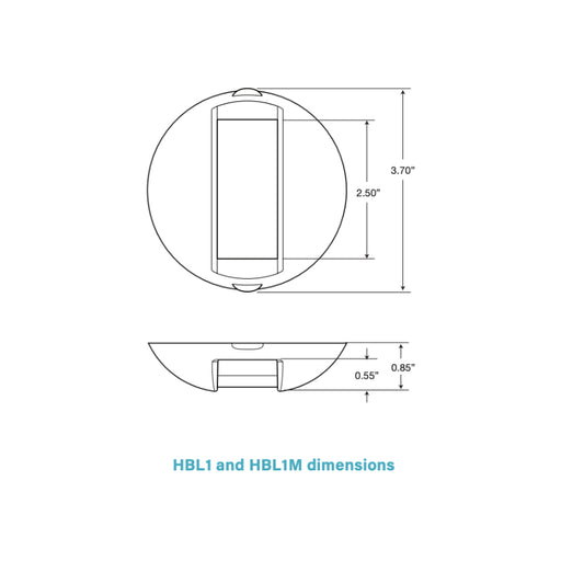 Wattstopper HBL1M High Bay Occupancy Sensor Lens, Aisleway Lens, 30' x 20' Coverage