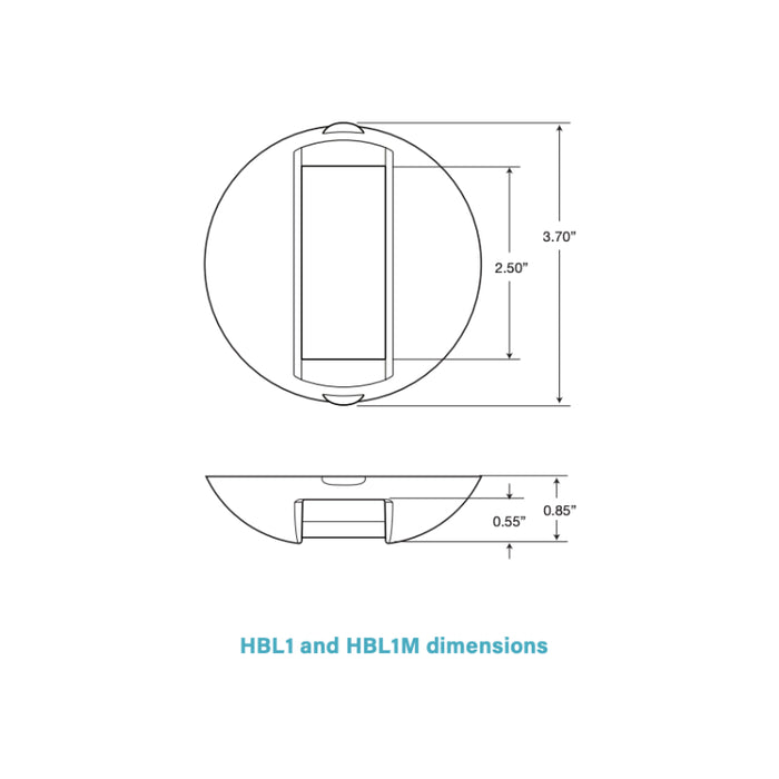 Wattstopper HBL1M High Bay Occupancy Sensor Lens, Aisleway Lens, 30' x 20' Coverage
