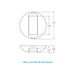 Wattstopper HBL1M High Bay Occupancy Sensor Lens, Aisleway Lens, 30' x 20' Coverage