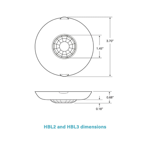 Wattstopper HBL3W High Bay Occupancy Sensor Lens for Wet Locations, Mid Bay Lens, 40' Diameter Coverage