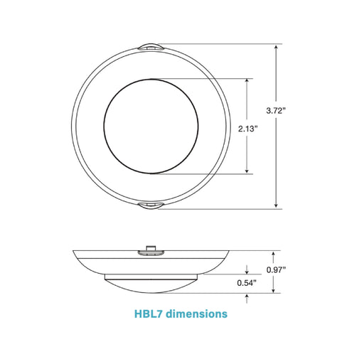 Wattstopper HBL7W High Bay Occupancy Sensor Lens for Wet Locations, High Bay Lens, 100' Diameter Coverage