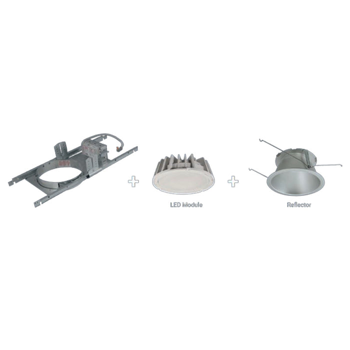 Halo Commercial HC815D010 HC8 8" New Construction Downlight Housing, 1500 Lumen
