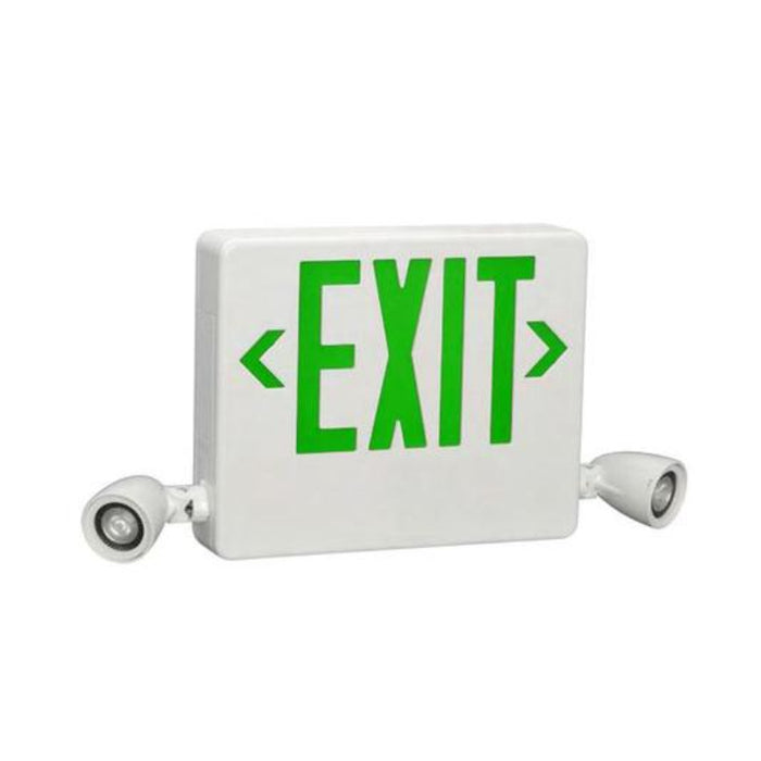 Dual-Lite HCX Series LED Side Mount Designer Exit/Emergency Light, 17W Remote Capacity