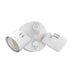 Lithonia Contractor Select HGX-ALO 15W/25W 2-Head HomeGuard LED Security Floodlight, Dusk-to-Dawn, 3CCT Selectable - White