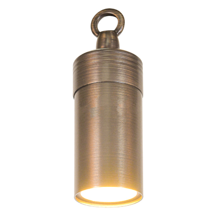 ABBA HLB01 3" LED Hanging Spot Light, Brass, 12V