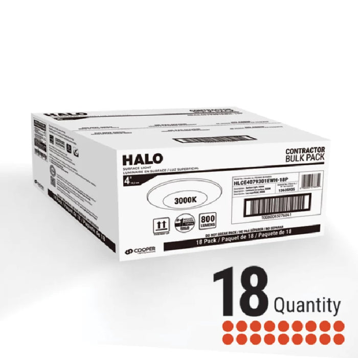 Halo HLCE4 4" Surface Mount LED Disk Light, 5CCT Selectable, California