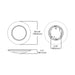 Halo HLCE4 4" Surface Mount LED Disk Light, 4000K, California