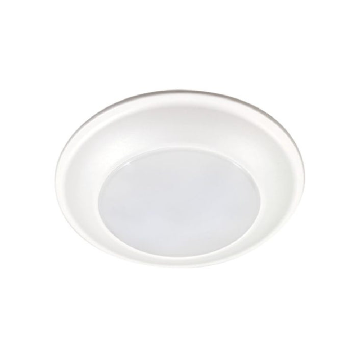 Halo HLS6 6" Surface Mount LED Disk Light, 5CCT Selectable, 900 LM, Dimmable, 120V, Matte White