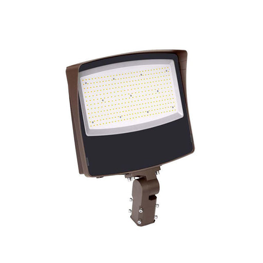 EXO SGF3 Sling 130W/160W/200W LED Flood Light w/ Photocell, 3CCT Selectable, 120-347V, Knuckle & Trunnion Mount