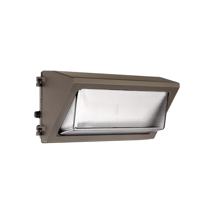 EXO WGH2 30W/40W/50W/60W/70W LED Switchable Glass Refractor Wall Pack, CCT Selectable, Up to 10700 Lumens,