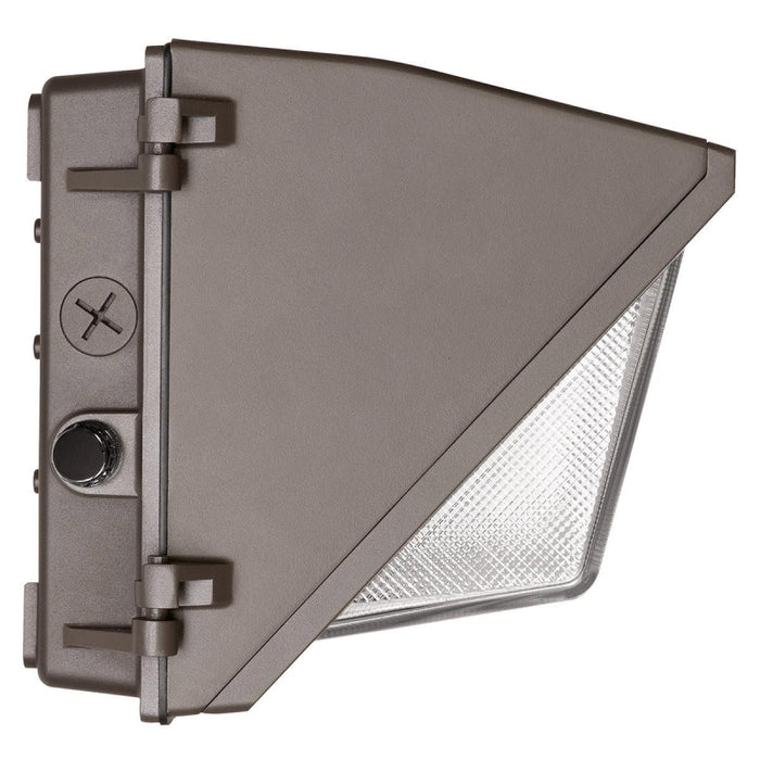 EXO WGH1 20W/30W/40W/50W LED Switchable Glass Refractor Wall Pack, 4000K