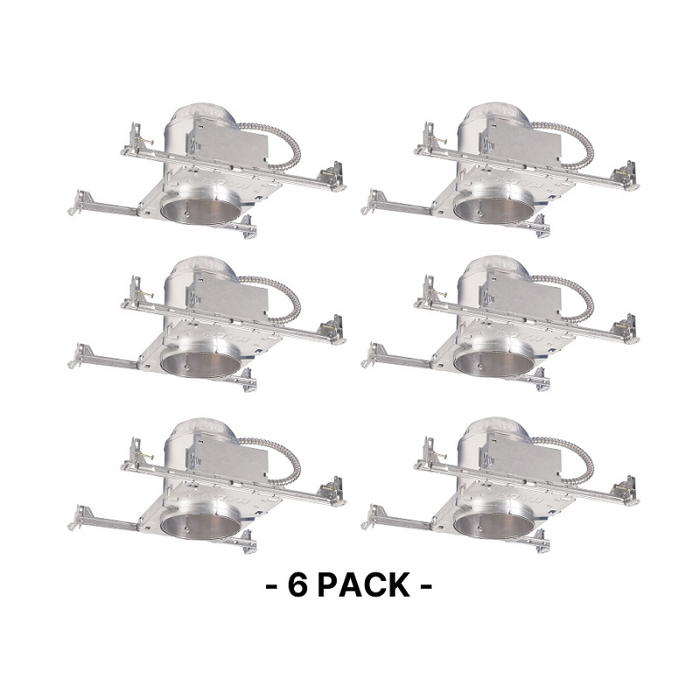 Halo H5ICATNB 5" IC Air-Tite New Construction Housing, No Socket Bracket