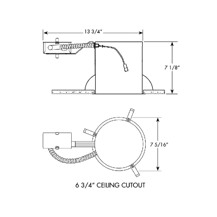 Juno Contractor Select IC23R 6" New Remodel IC Housing