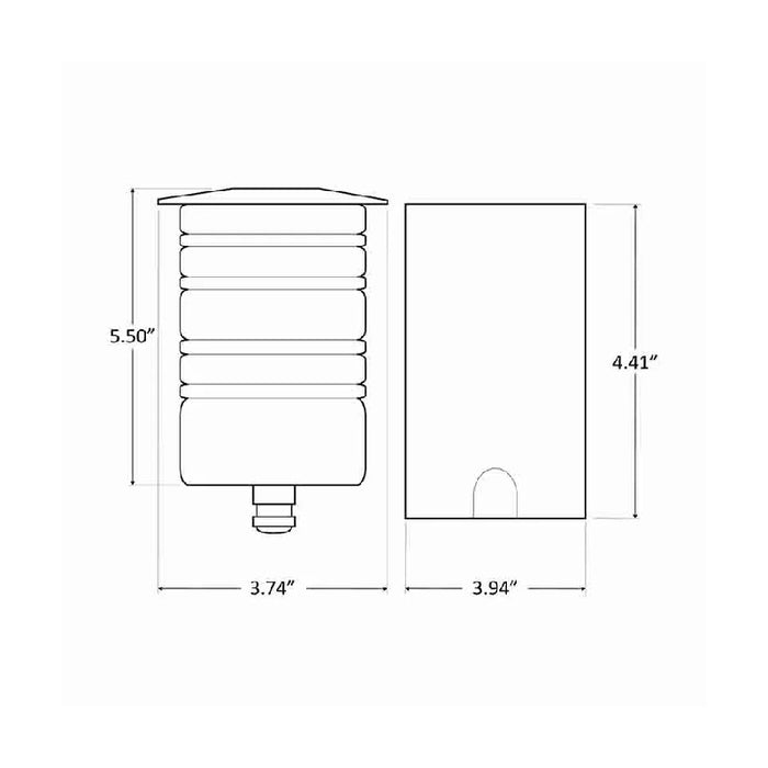 Westgate IGL-7W 12V LED In-Ground Light, 3000K