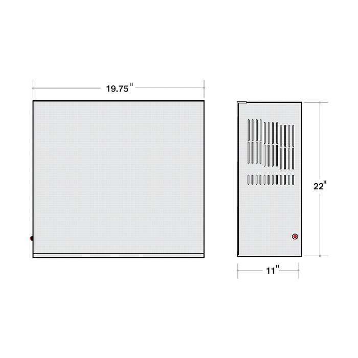 IOTA IIS-550-HE, 550W High Efficiency Emergency Inverter, No Battery