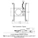 Juno Podz JPDZ4SQNCMF 4" Square New Construction Mounting Frame, 120V