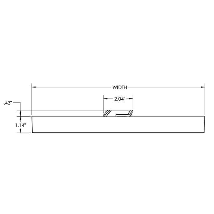 Juno JSFSQ SlimForm 12" LED Square Surface Mount Downlight, Selectable CCT