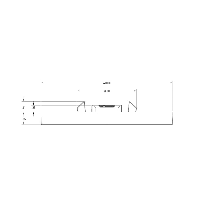 Juno JSFSQ SlimForm 5" LED Square Surface Mount Downlight, Selectable CCT