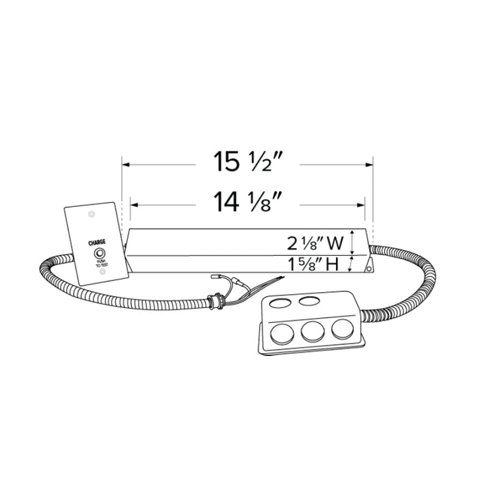 Elco KEM-ERT 25W Emergency Battery Backup