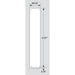 Keystone KT-BLED-6R 36" Tall Bollard Base