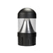 Keystone 14W/19W/24W LED Dome Bollard Head, Cone Reflector, 3CCT Selectable - Black