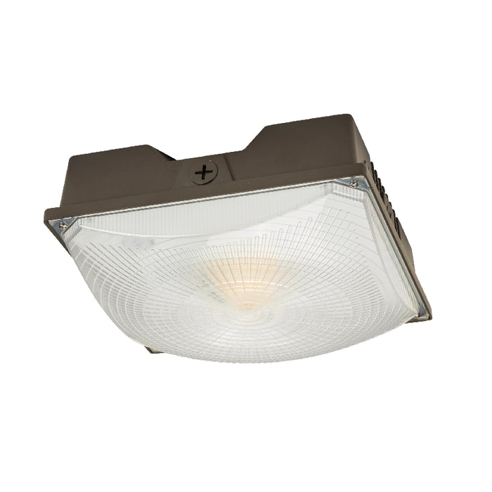 Keystone KT-CLED60PS-M1-8CSB-VDIM 40W/50W/60W LED Square Canopy Light, 3 Power & 3CCT Selectable, 120-277V