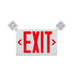 Keystone KT-EC-TP2-KT-EC-TP2 LED Exit Conbo with Backup Battery, Single or Double Face, Surface Mount, Remote Capable