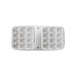 Keystone KT-EM-RD1 Dual Head LED Emergency Light, Surface Mount, 3.6V-15VDC - White