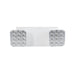 Keystone KT-EM-TP1 Dual Head LED Emergency Light with Battery Backup, Surface Mount, 120-277V - White
