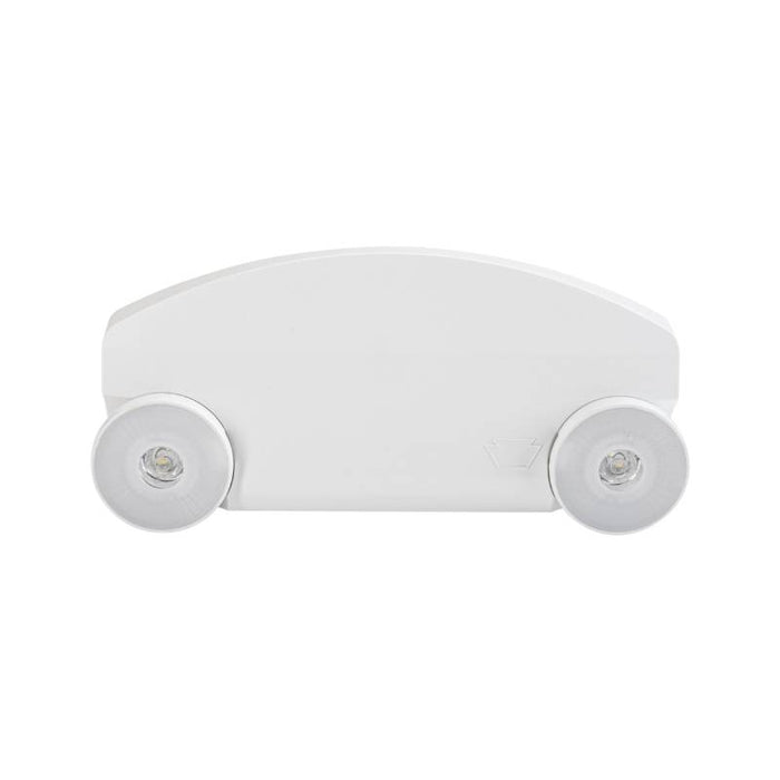 Keystone KT-EM-TP2-SU-RC Dual Head LED Emergency Light with Battery Backup, Surface Mount, Remote Capable, 120-277V - White
