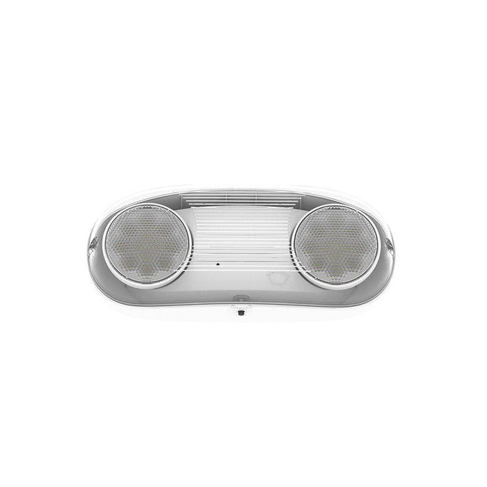 Keystone KT-EM-TP3-WHWL-SD Dual Head LED Emergency Light with Emergency Battery Backup, Surface Mount, 120/277V