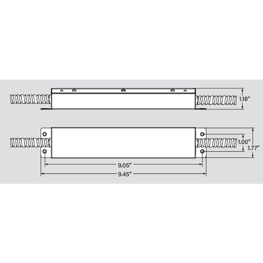 Keystone KT-EMRG 10W LED Emergency Back-Up Driver, Dual Flex Conduit