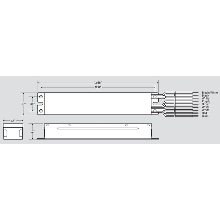 Keystone KT-EMRG 12W LED Emergency Back-Up Driver for LED Type B Lamps