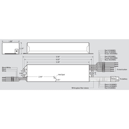 Keystone KT-EMRG 12W LED Emergency Backup Driver