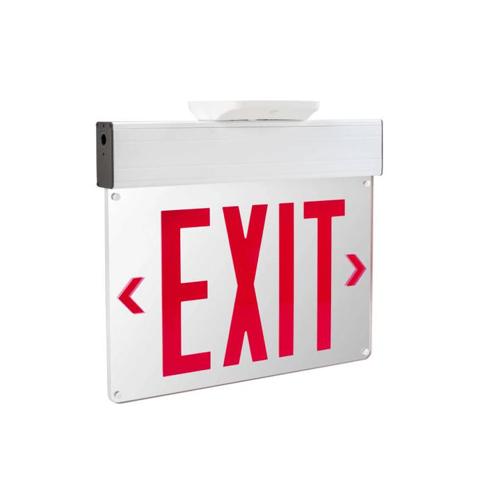 Keystone KT-EX-ELNY2-WH3RL-SD LED Exit Sign with Battery Backup, Single or Double Face, Surface Mount, NYC Compliant