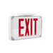 Keystone KT-EX-TP2-WH3RL-SD LED Exit Sign with Emergency Battery Backup, Single or Double Face, Surface Mount