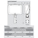 Keystone KT-FLED290PS 210W/290W LED Flood Light, 3CCT Selectable