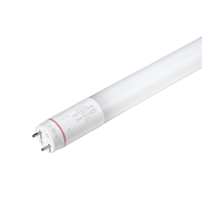 Keystone KT-LED15T8-48GC-DX2 /G2 15W 4-ft T8 LED Lamp, 25-Pack