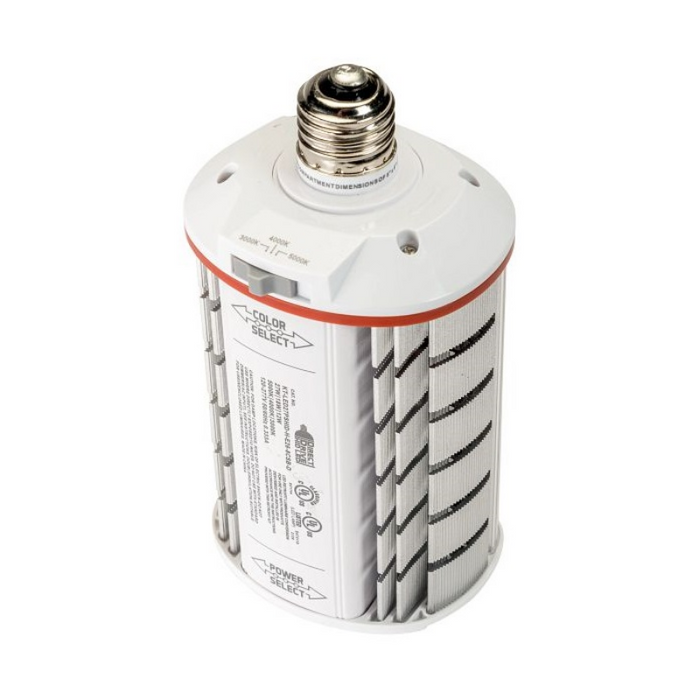Keystone KT-LED27PSHID 12W/18W/27W LED HID Replacement Lamp, E26 Base, 3CCT Selectable, 120-277V