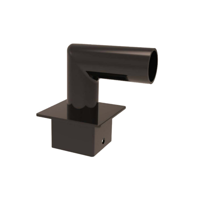 Keystone KT-PMTT-4SQ-S90 Pole Mount Tenon, Top Mount Horizontal 90 Deg for 4" Square Pole