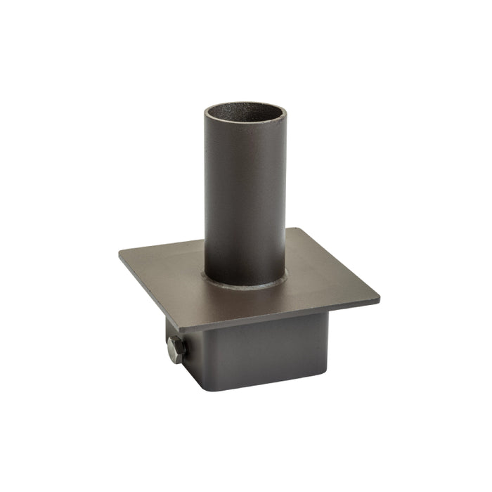 Keystone KT-PMTT-5SQ-SV Pole Mount Tenon, Top Mount Vertical for 5" Square Pole
