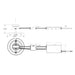 Keystone KT-RDLED24PS-6A-9CSF-VDIM-EM4 6" LED Recessed Emergency Downlight, 5CCT & Wattage Selectable, 120-277V, 0-10V Dimming, 4W Emergency