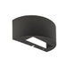 Keystone KT-WPLED-M5-HM-1-KIT Half Moon Shell for Wall Packs - Black