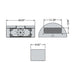 Keystone KT-WPLED-M5-HM-1-KIT Half Moon Shell for Wall Packs