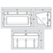Keystone KT-WPLED120-L1 120W Traditional LED Wall Pack, 3CCT Selectable